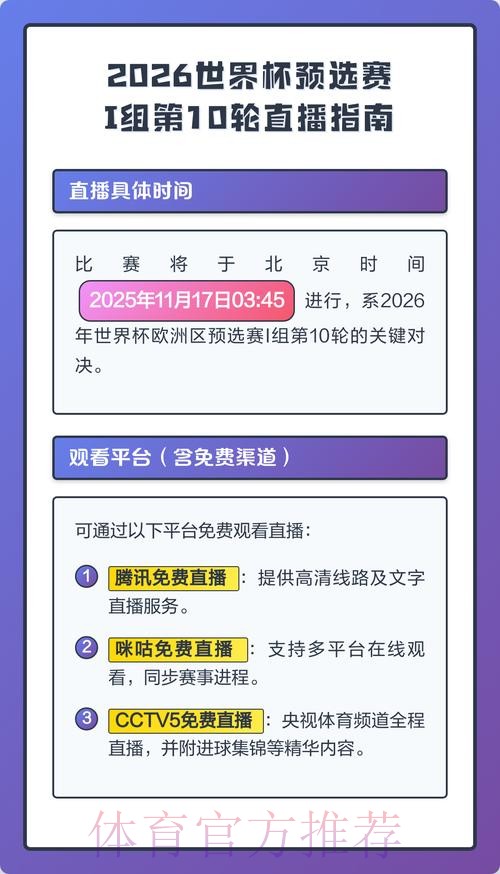 2026世界杯直播客户端下载指南